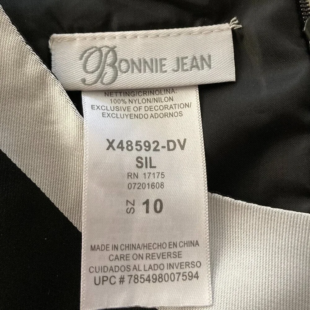Bonnie Jean Girls Formal Dress EUC  Size 10